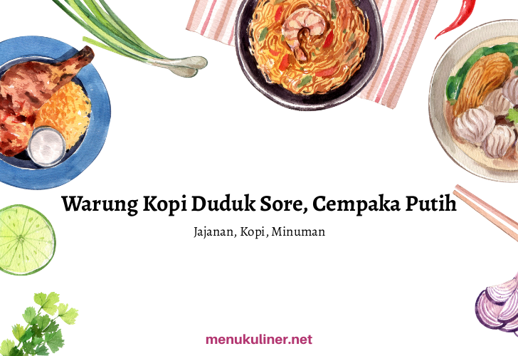 Warung Kopi Cempaka: Santai di Sore Hari di Cilacap